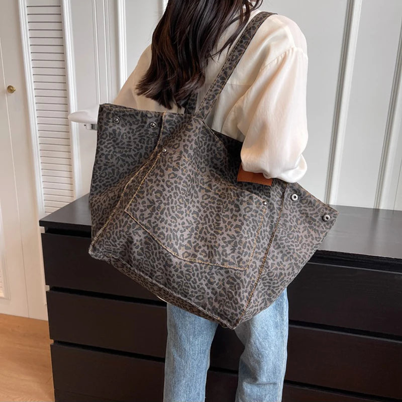 Sac à motif léopard